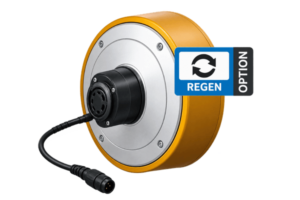 Roues pour usage industriel avec collecteur tournant